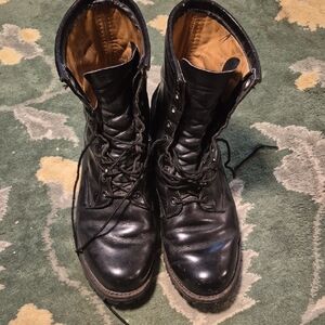 Chippewa Black Leather Men's Boots